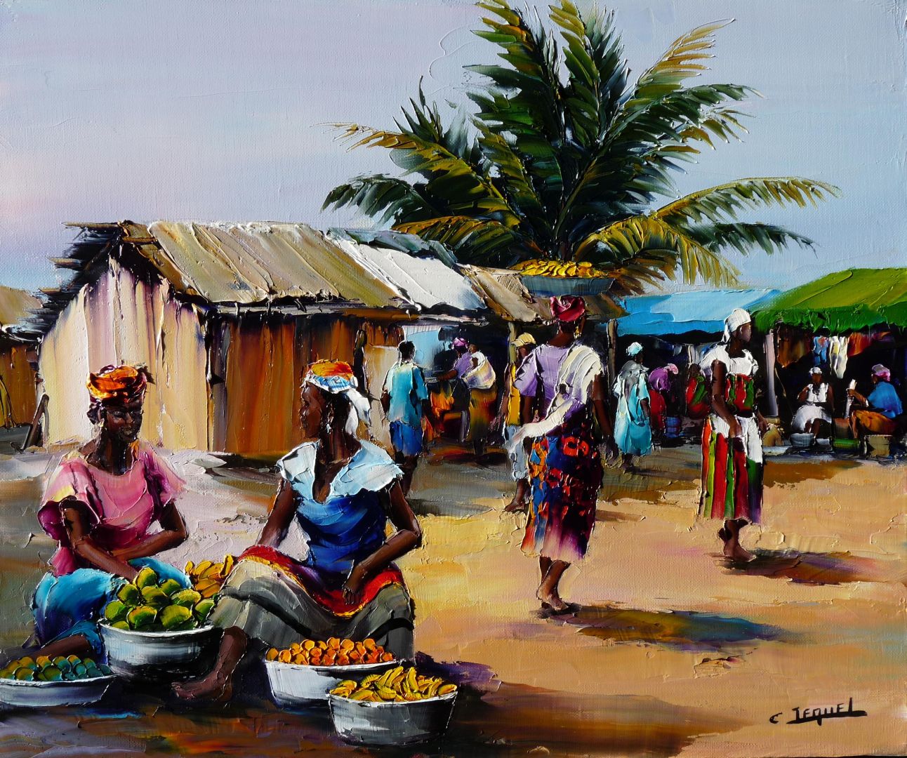 Marché de village (Côte d'Ivoire)