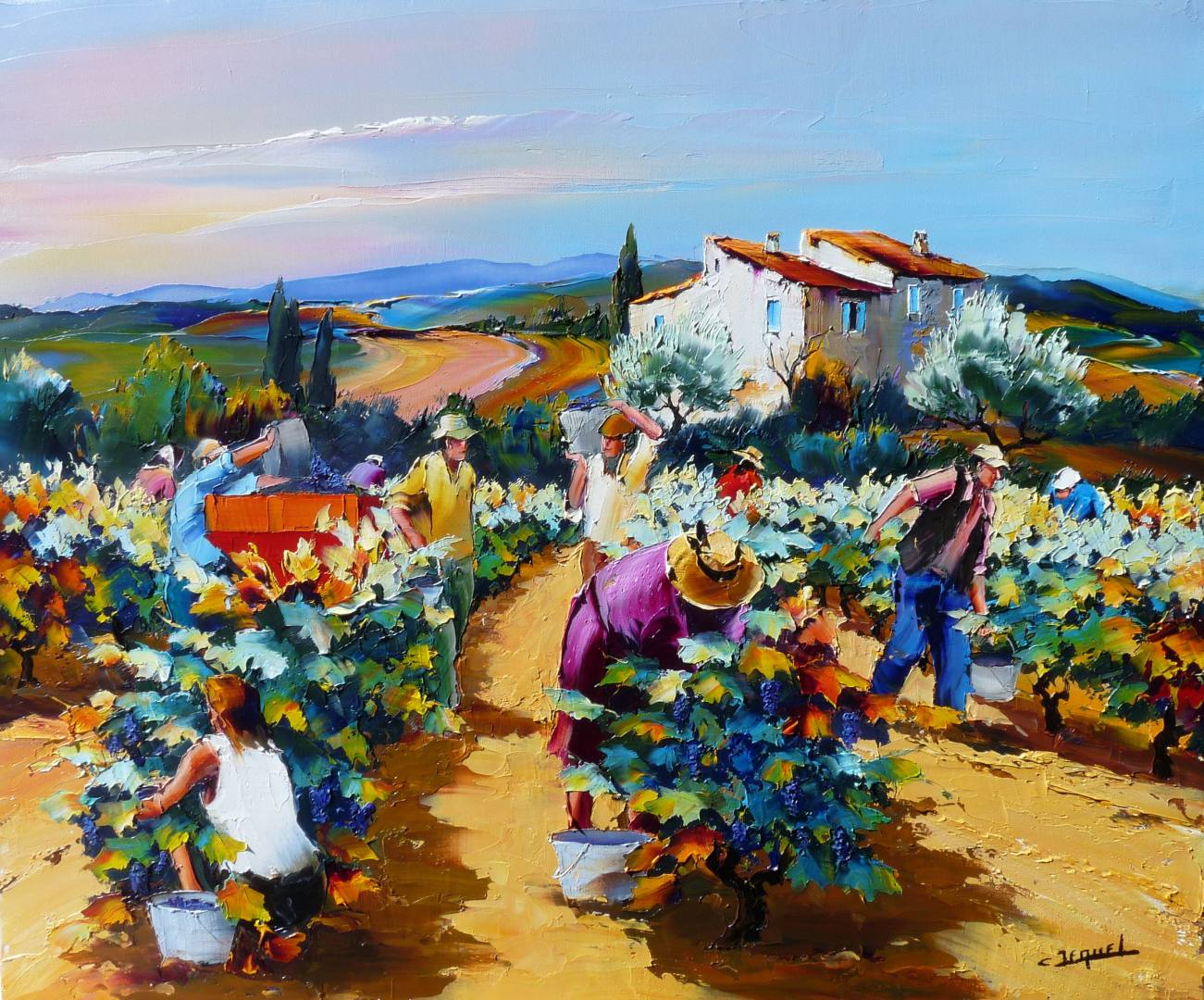 Vendanges en Provence