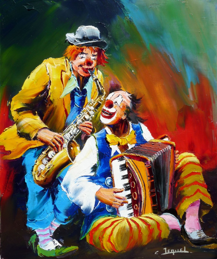 les clowns musiciens